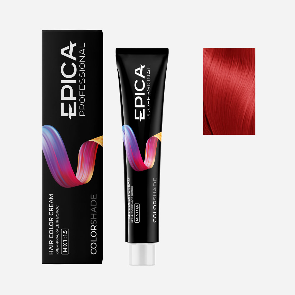 epi91204, red epica colorshade Крем краска КОРРЕКТОР красный, 100 мл. EPICA Colorshade Red Крем-краска КОРРЕКТОР красный 100 мл — изображение 1