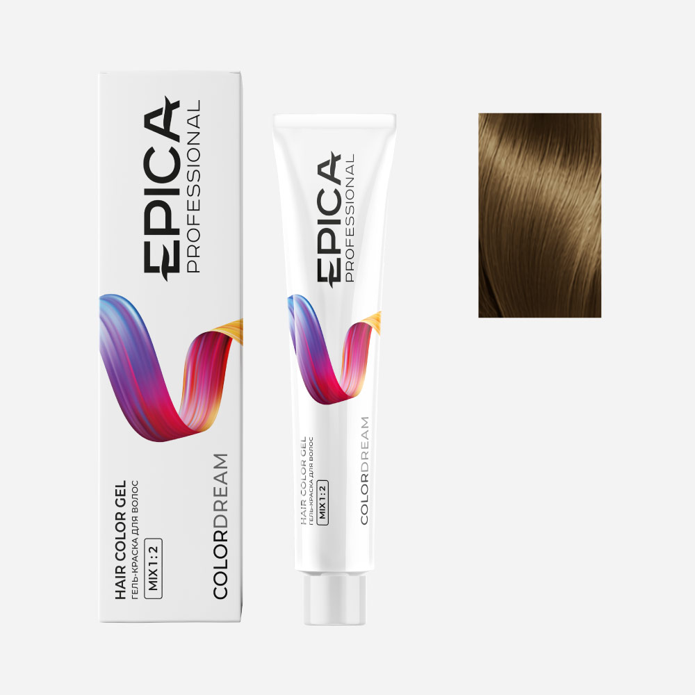 epi91146, 8.32 epica colordream Гель краска светло русый бежевый, 100 мл. EPICA Colordream 8.32 Гель-краска светло-русый бежевый 100 мл — изображение 1