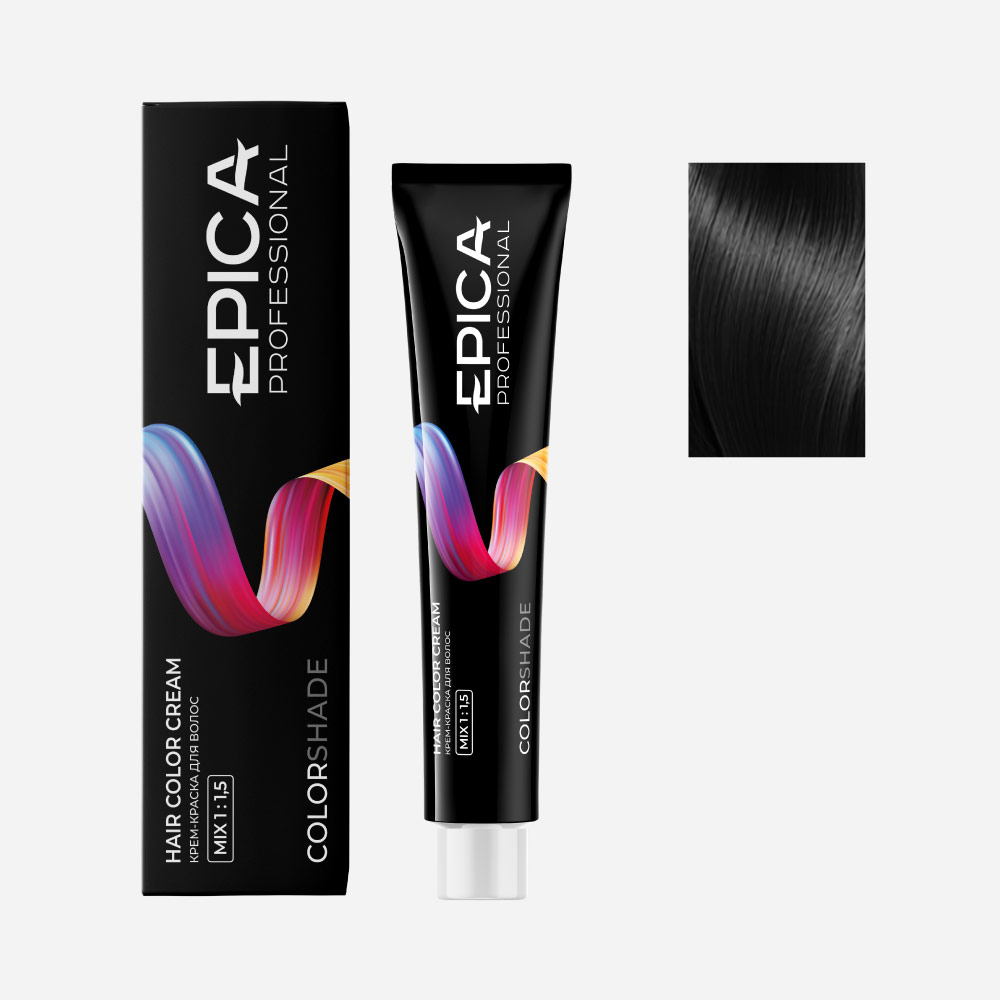 epi91025, 6.11 epica colorshade Крем краска темно русый пепельный интенсивный, 100 мл. EPICA Colorshade 6.11 Крем-краска темно-русый пепельный интенсивный 100 мл — изображение 1