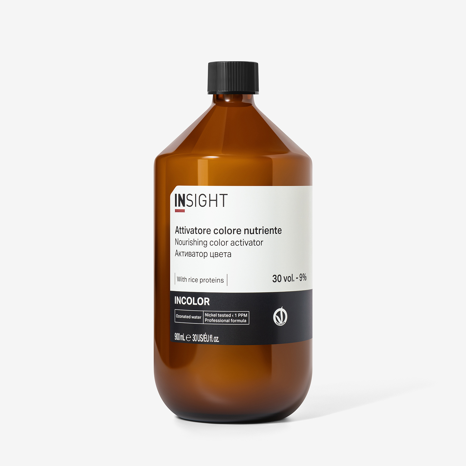 int334106/3, Протеиновый активатор 9% nourishing color activator new (900 мл) inc430/1057, insight INSIGHT Протеиновый активатор 9% NOURISHING COLOR ACTIVATOR 900 мл — изображение 1