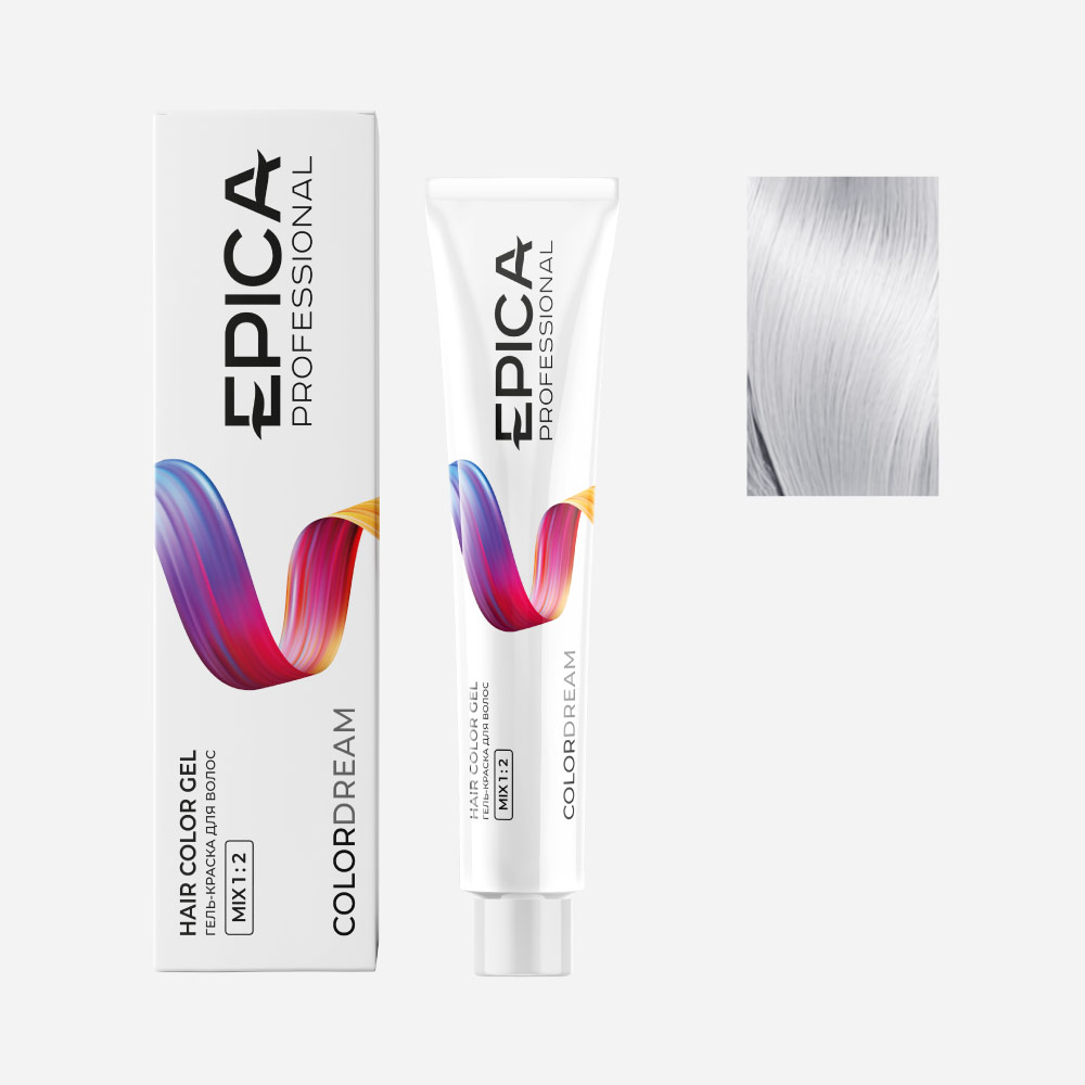 epi91182, 0.0n epica colordream Гель краска безаммиачный корректор, 100 мл. EPICA Colordream 0.0N Гель-краска безаммиачный корректор 100 мл — изображение 1