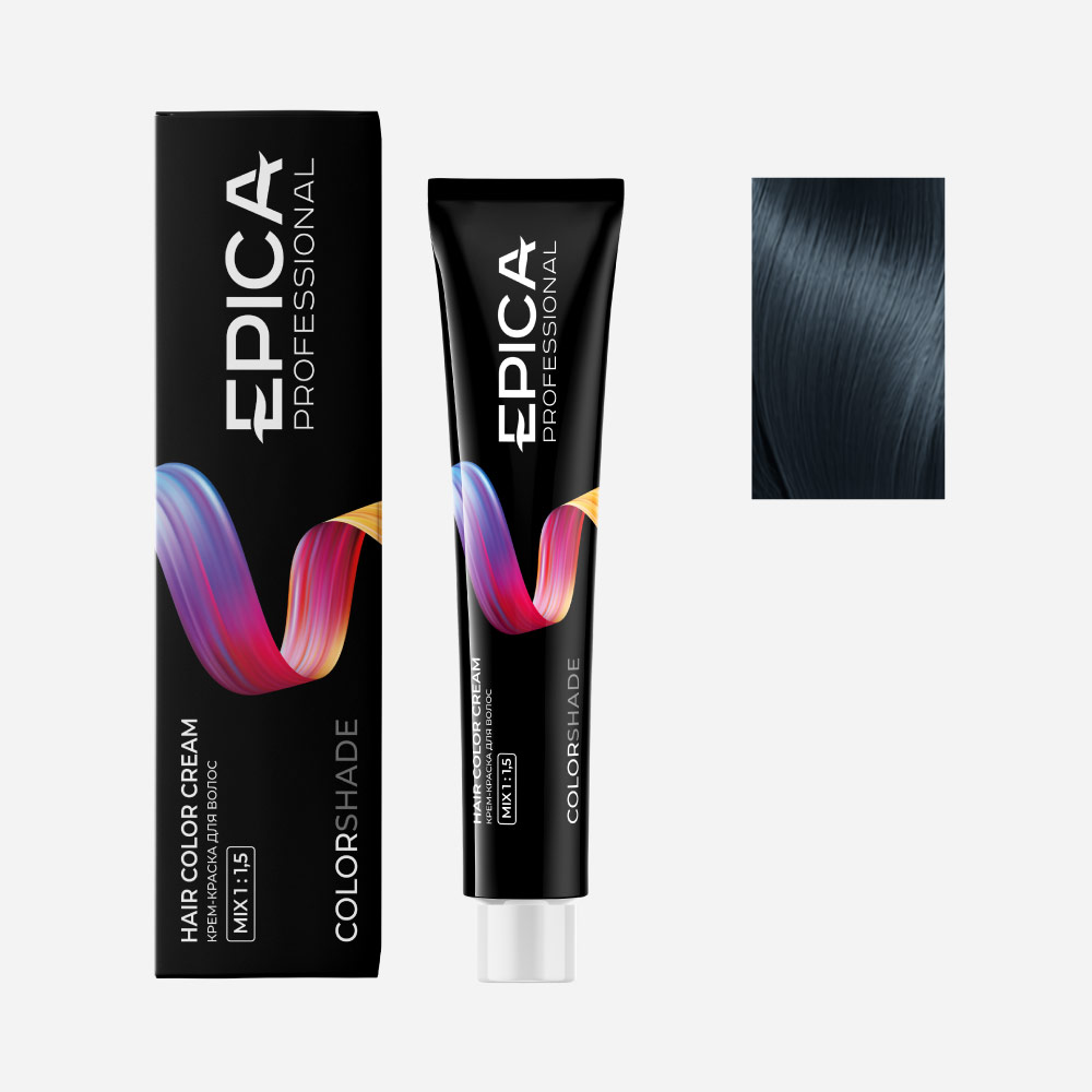 epi91018, 4.1 epica colorshade Крем краска шатен пепельный, 100 мл. EPICA Colorshade 4.1 Крем-краска шатен пепельный 100 мл — изображение 1