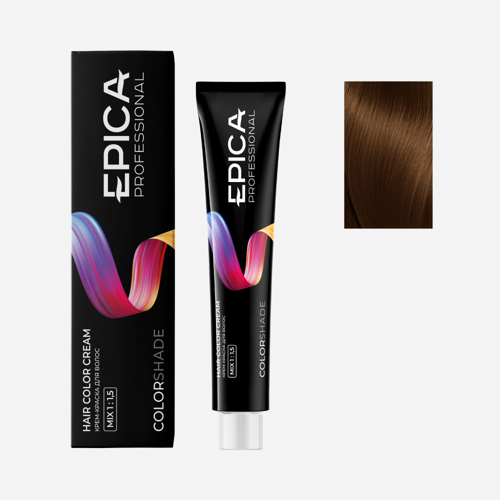 epi91260, 8.73 epica colorshade Крем краска светло русый шоколадно золотистый, 100 мл. EPICA Colorshade 8.73 Крем-краска светло-русый шоколадно-золотистый 100 мл — изображение 1