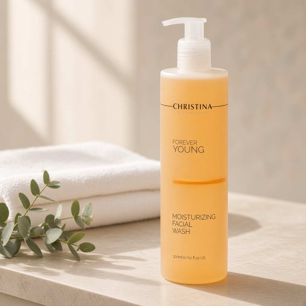christina forever young moisturizing facial wash Увлажняющий гель для умывания 300 мл CHRISTINA Forever Young Moisturizing Facial Wash Увлажняющий гель для умывания 300 мл — изображение 1