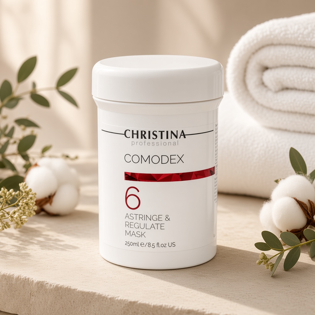 christina comodex 6 astringe & regulate mask Поросуживающая себорегулирующая маска 250 мл CHRISTINA Comodex 6 Astringe & Regulate Mask Поросуживающая себорегулирующая маска 250 мл — изображение 1