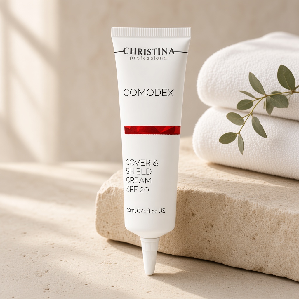 christina comodex cover & shield cream spf20 Защитный крем с тоном 30 мл CHRISTINA Comodex Cover & Shield Cream SPF20 Защитный крем с тоном 30 мл — изображение 1