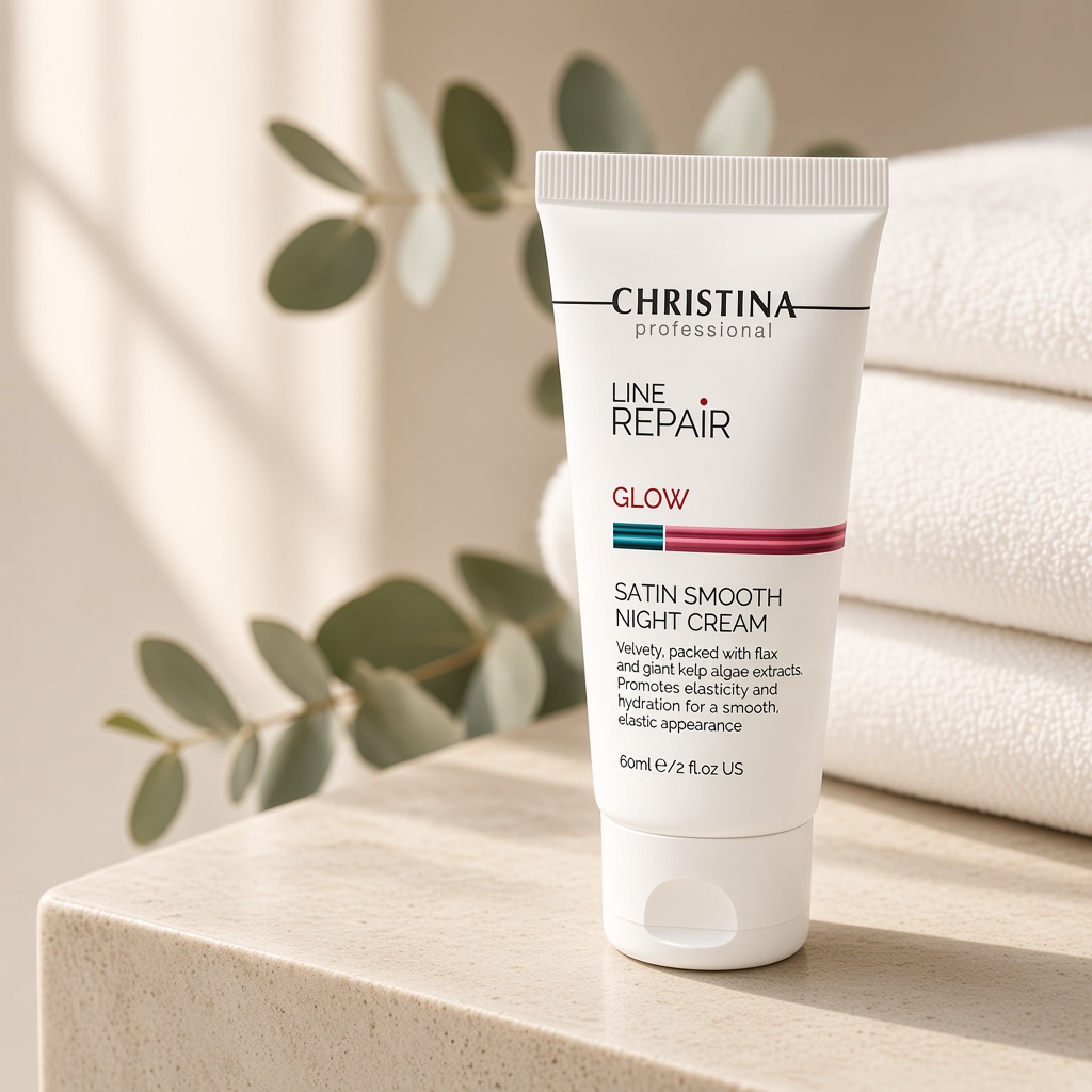 christina line repair glow satin smooth night cream Разглаживающий ночной крем Сатин 50 мл CHRISTINA Line Repair Glow Satin Smooth Night Cream Разглаживающий ночной крем Сатин 50 мл — изображение 1