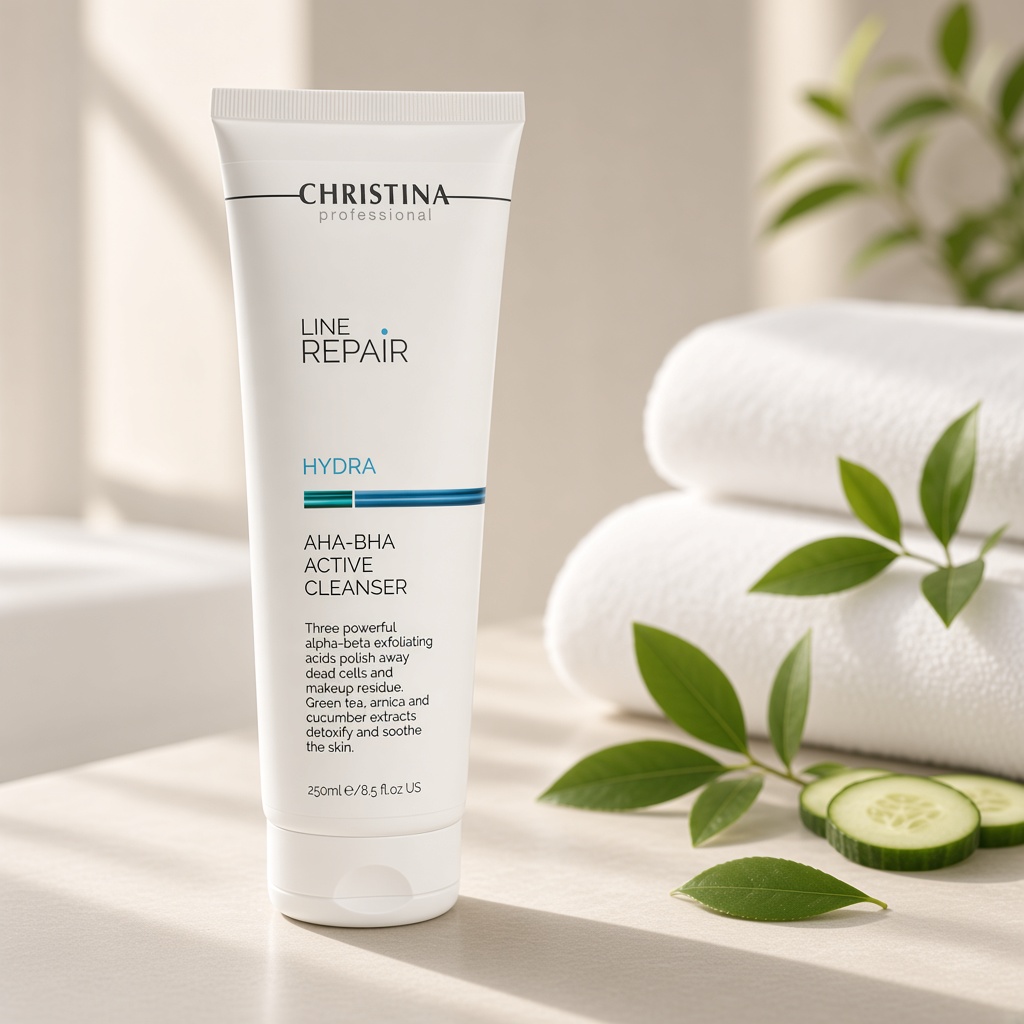 christina line repair hydra aha bha active cleanser Очищающий активный гель с aha bha кислотами 250 мл CHRISTINA Line Repair Hydra AHA-BHA Active Cleanser Очищающий активный гель с AHA-BHA кислотами 250 мл — изображение 1