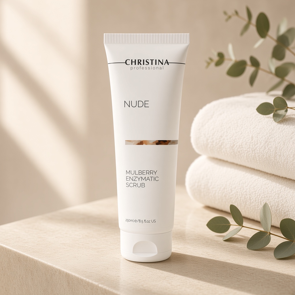 christina nude mulberry enzymatic scrub 250 ml Энзимный скраб для тела с шелковицей CHRISTINA Nude Mulberry Enzymatic Scrub 250 ml Энзимный скраб для тела с шелковицей — изображение 1
