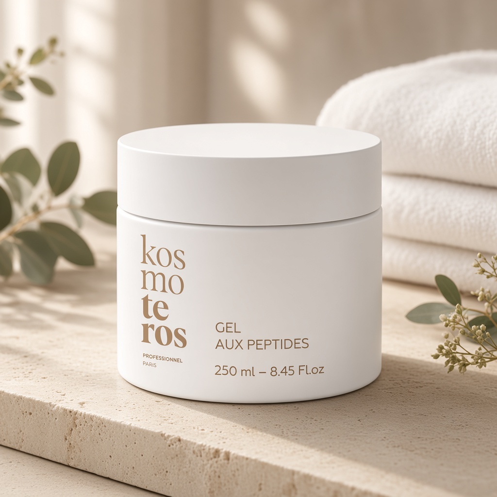 kosmoteros gel aux peptides Комплексный гель с олигопептидами и койевой кислотой 250 мл KOSMOTEROS Gel Aux Peptides Комплексный гель с олигопептидами и койевой кислотой 250 мл — изображение 1