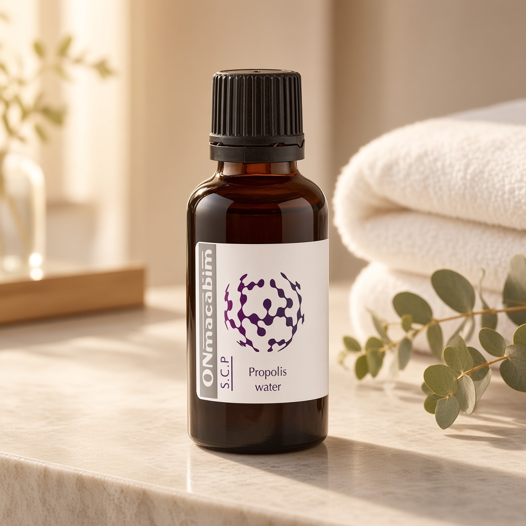 onmacabim s.c.p. propolis water Водный раствор прополиса 30 мл ONMACABIM S.C.P. Propolis Water Водный раствор прополиса 30 мл — изображение 1