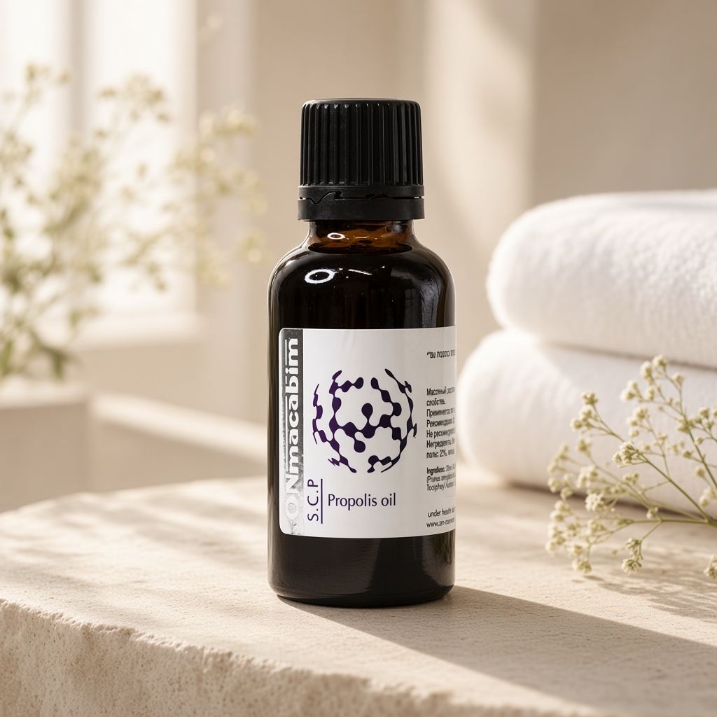 onmacabim s.c.p. propolis oil Масляный раствор прополиса 30 мл ONMACABIM S.C.P. Propolis Oil Масляный раствор прополиса 30 мл — изображение 1