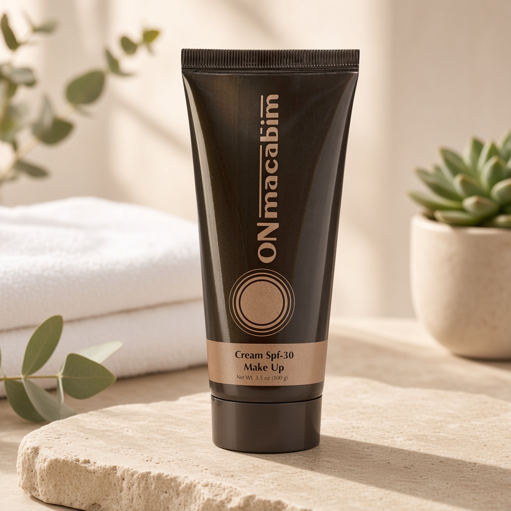 onmacabim cream spf 30 make up Солнцезащитный крем с тоном 100 мл ONMACABIM Cream SPF-30 Make Up Солнцезащитный крем с тоном 100 мл — изображение 1