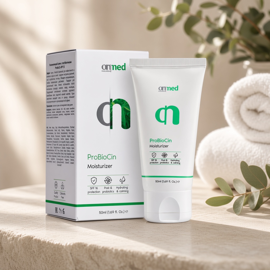 onmacabim probiocin moisturizer spf15 Увлажняющий крем с пробиотиком 50 мл ONMACABIM ProBioCin Moisturizer SPF15 Увлажняющий крем с пробиотиком 50 мл — изображение 1