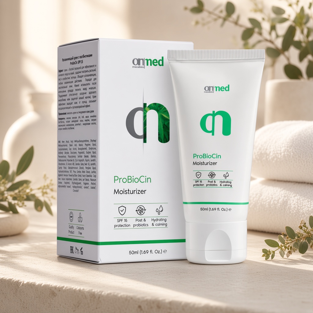 onmacabim probiocin moisturizer Увлажняющий крем с пробиотиком 50 мл ONMACABIM ProBioCin Moisturizer Увлажняющий крем с пробиотиком 50 мл — изображение 1